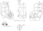 Nissens 996287 Engine Coolant Reservoir - view 1