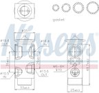 Nissens 999228 A/C Expansion Valve - Front - view 6