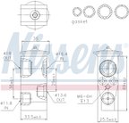 Nissens 999315 A/C Expansion Valve - view 6