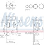 Nissens 999350 A/C Expansion Valve - Front or Rear - view 6