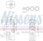 Nissens 999366 A/C Expansion Valve - Front or Rear - view 6
