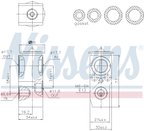 Nissens 999391 A/C Expansion Valve - Front - view 6