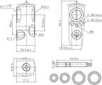 Nissens 999392 A/C Expansion Valve - Front - view 6