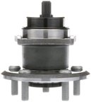 NSK 49BWKHS47 Axle Bearing and Hub Assembly - Rear - view 1