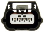 NTK 24466 Oxygen Sensor - Downstream or Downstream Front - view 5