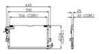 Denso 477-0566 A/C Condenser - view 3