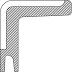 National 2287 Transfer Case Shift Shaft Seal - view 3