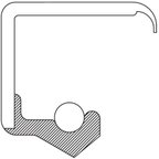 National 2503N Manual Transmission Input Shaft Seal - view 3