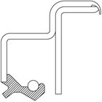 National 2674 Wheel Seal - Front or Front Inner - view 3