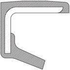 National 340151 Steering Gear Sector Shaft Seal - view 3