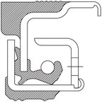 National 370199A Wheel Seal - Front or Front Inner - view 3