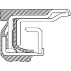 National 380001A Wheel Seal - Front Inner - view 3