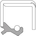 National 415004 Manual Transmission Output Shaft Seal - view 3