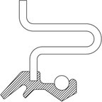 National 4278 Differential Pinion Seal - Rear Outer - view 3
