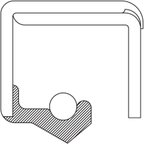National 450308 Manual Transmission Output Shaft Seal - view 3