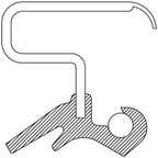 National 4530 Manual Transmission Output Shaft Seal - view 3