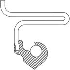 National 4598 Automatic Transmission Oil Pump Seal - Front - view 3