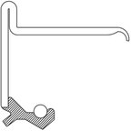 National 6818 Differential Pinion Seal - Front Outer or Rear Outer - view 3