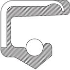 National 6988H Automatic Transmission Torque Converter Seal - Front - view 3