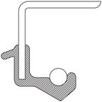 National 710419 Manual Transmission Output Shaft Seal - Front, Left or Rear - view 3