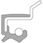National 710586 Wheel Seal - Rear Inner - view 3