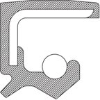 National 710696 Transfer Case Input Shaft Seal - view 3
