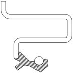 National 710797 Manual Transmission Output Shaft Seal - view 3