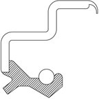 National 714679 Automatic Transmission Output Shaft Seal - Left - view 3