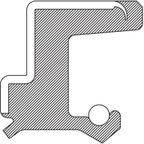 National 7495S Manual Transmission Output Shaft Seal - view 3