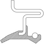 National 8622 Differential Pinion Seal - Front Outer - view 3