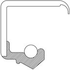 National 9569S Wheel Seal - Rear - view 3