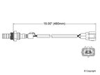 Walker 250-22003 Oxygen Sensor - Downstream or Upstream - view 2