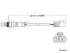 Walker 250-23104 Oxygen Sensor - view 2