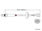 Walker 250-23505 Oxygen Sensor - Downstream, Downstream Front or Upstream - view 2