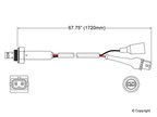 Walker 250-23811 Oxygen Sensor - Upstream - view 2
