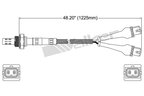 Walker 250-24030 Oxygen Sensor - Upstream - view 2