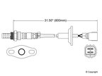 Walker 250-24278 Oxygen Sensor - Downstream - view 2