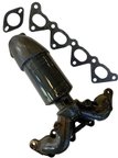 OP Converters OPCK8017 Catalytic Converter with Integrated Exhaust Manifold - Front - view 1