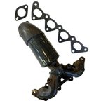 OP Converters OPCK8017 Catalytic Converter with Integrated Exhaust Manifold - Front - view 2