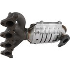 OP Converters OPCM2013 Catalytic Converter with Integrated Exhaust Manifold - Front - view 1