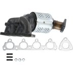 OP Converters OPCM2031 Catalytic Converter with Integrated Exhaust Manifold - Front - view 4