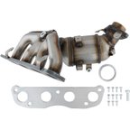 OP Converters OPCN3070 Catalytic Converter with Integrated Exhaust Manifold - Front - view 4