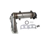 OP Converters OPCTCN1004 Catalytic Converter with Integrated Exhaust Manifold - Front - view 2