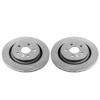 PowerStop EBR1073XPR Disc Brake Rotor Set - Rear - view 2