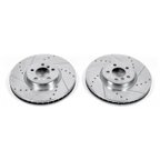 PowerStop EBR1218XPR Disc Brake Rotor Set - Front - view 2