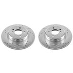 PowerStop EBR1235XPR Disc Brake Rotor Set - Rear - view 2