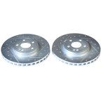 PowerStop EBR1821XPR Disc Brake Rotor Set - Front - view 2