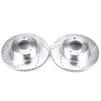 PowerStop EBR496XPR Disc Brake Rotor Set - Front - view 2