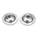 PowerStop EBR670XPR Disc Brake Rotor Set - Rear - view 2
