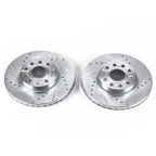 PowerStop EBR830XPR Disc Brake Rotor Set - Front - view 2